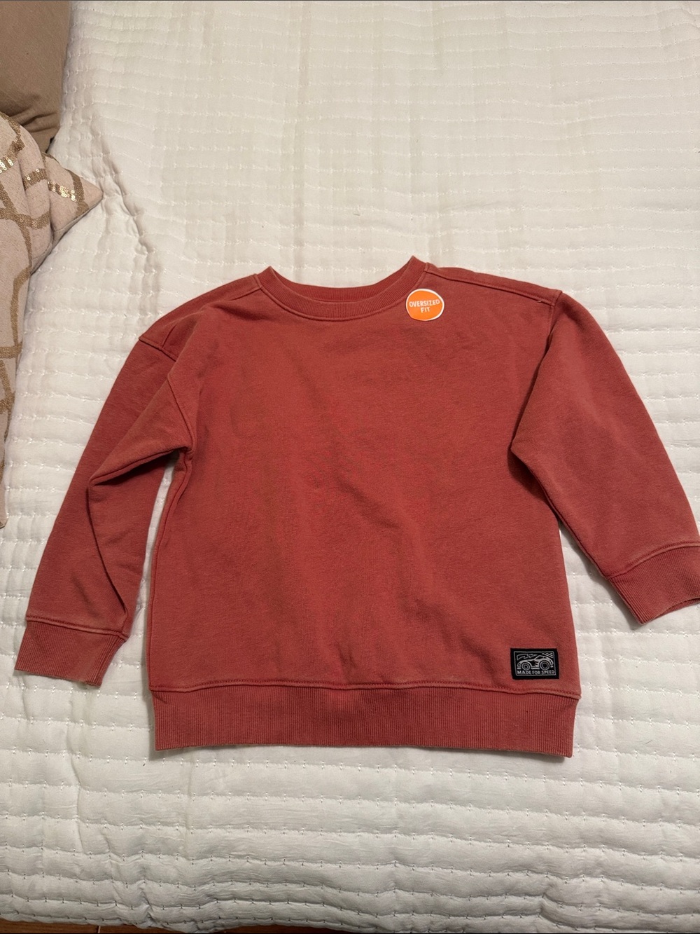 jumping beans Rust Crewneck Sweatshirt for Kids